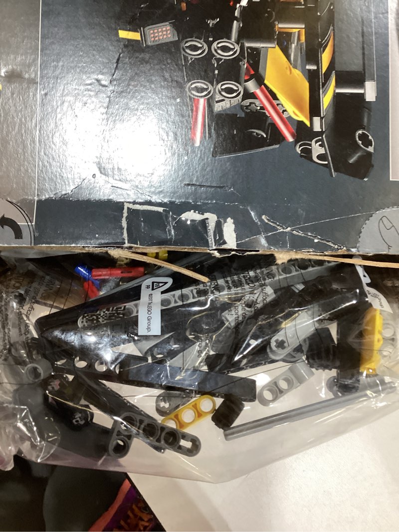 Condition photo showing Good Condition for lego technic bugatti bolide racing car building set - model and race engineering toy for back to school, collectible sports car construction kit for boys, girls, and teen builders ages 9+, 42151