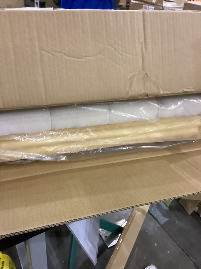 Condition photo showing New/Like New for VEVOR Upholstered Bench for Bedroom end of Bed, Vanity Foam Padded Cushion & Rubberwood Legs, Tufted Footrest Stool Entryway for Dining, Living Room, Piano, Hallway, 32 x 16 x 19 Inches, Beige