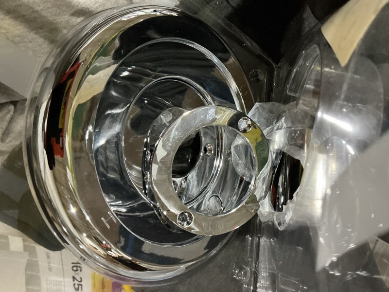 Condition photo showing As Is for danco trim kit stainless steel