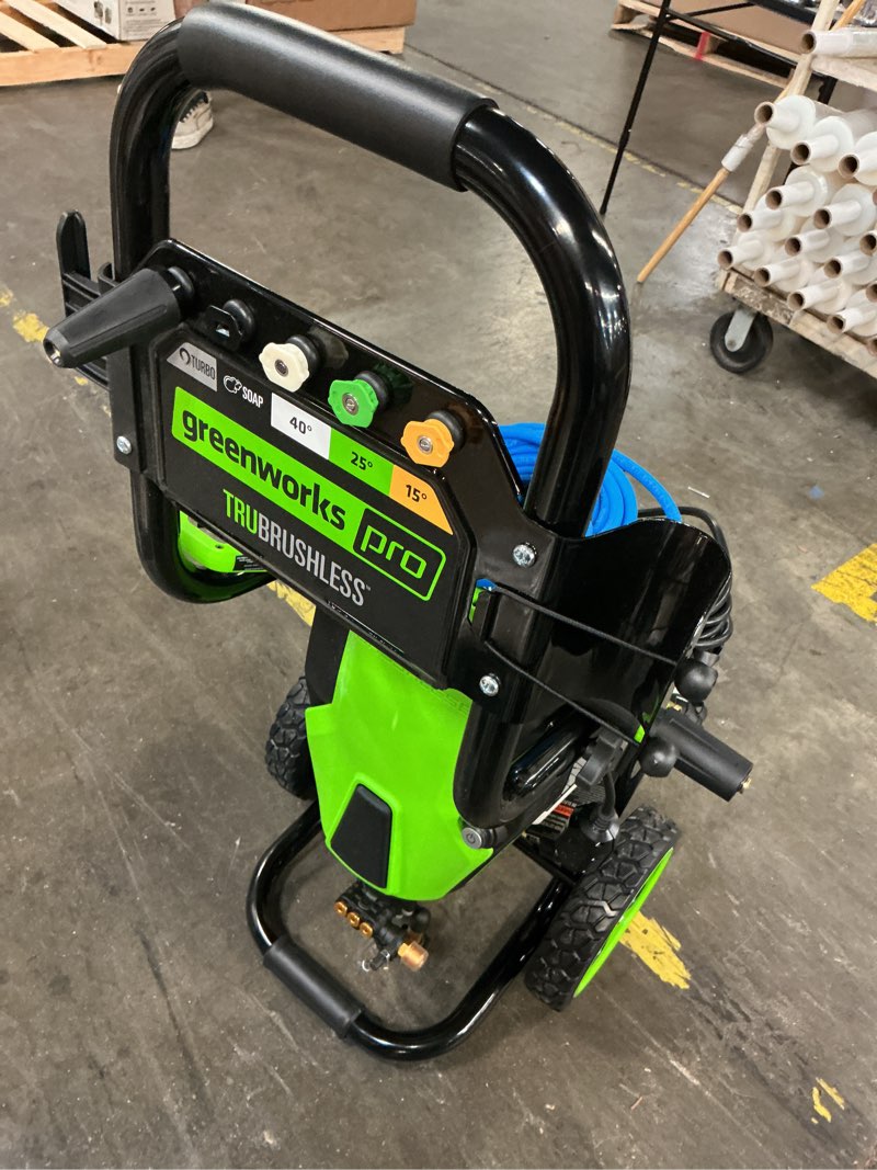 Condition photo showing Good Condition for greenworks pro 3000-psi 2.3-gpm cold water electric pressure washer