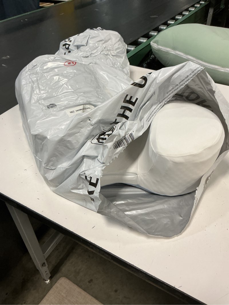 Condition photo showing item condition for Side Sleeper Pillow with Arm Hole, Ergonomic Memory Foam Cervical Pillow for Neck and Shoulder Pain Relief 2PCS Pillowcase, Ergonomic Knee, Leg, Arm Pillow for Adults Large