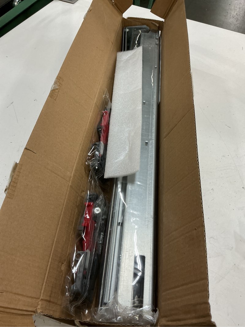 Condition photo showing Good Condition for 21 inch soft close undermount drawer slides, full extension, 80 lbs heavy duty, concealed rails with rear mount brackets for 5/8" side thickness, face frame or frameless application (1 pair)