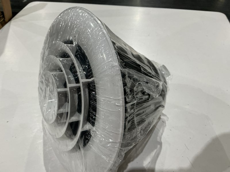 Condition photo showing As Is for mv360s round diffuser grille for 4/5/6" duct