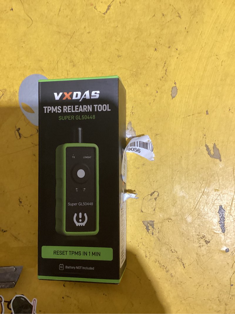 Condition photo showing As Is for vxdas 2in1 tpms relearn tool super gl50448 for gm and ford with model switch button,tire pressure sensor monitor reset activation for buick/cadillac/chevrolet/gmc/lincoln 2025 edition(green)