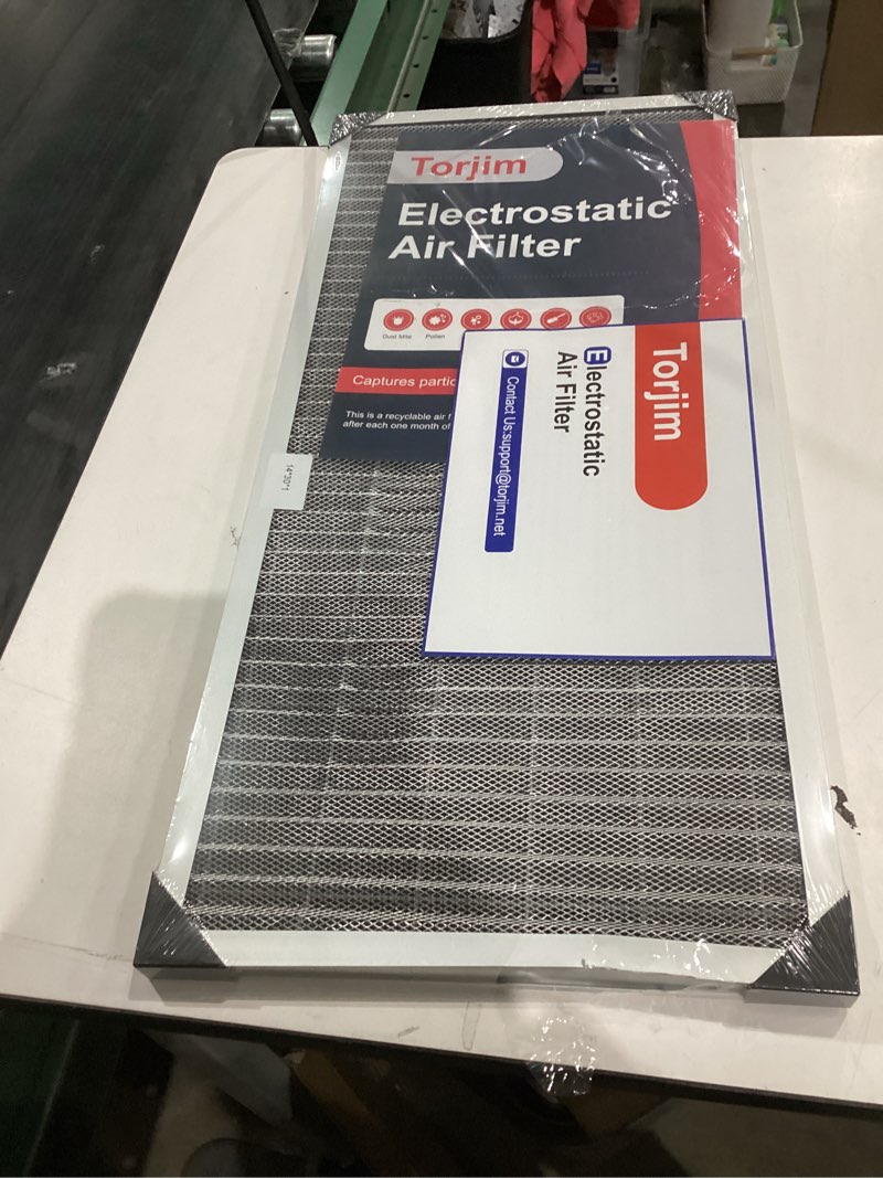 Condition photo showing Good Condition for torjim 14x20x1 air filter-merv8, washable & reusable ac/hvac permanent electrostatic furnace filters, breathe fresher, easy install