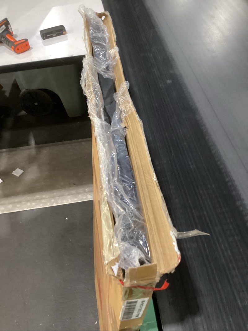 Furnbar Black Bathroom Mirror 40x32 Inch, Rectangle Mirror with Metal Deep Frame, Wall Mirrors for O