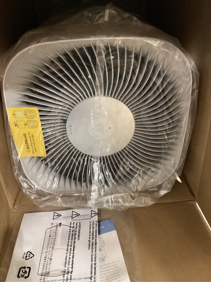 Condition photo showing Good Condition for levoit air purifiers for home large room up to 2933 ft² with hepa sleep mode, aham verifide, smart wifi, pm2.5 monitor, 3-in-1 filter for smoke, pet allergies, dust, alexa control, core 600s-p, white core 600s-p white