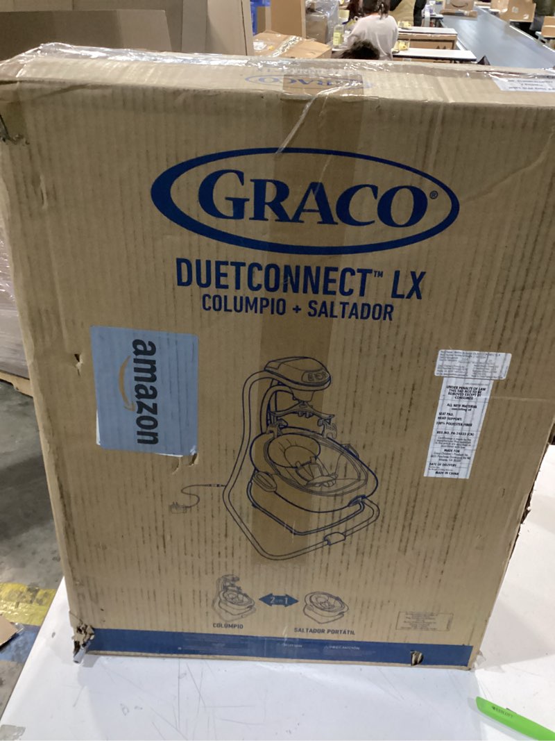 Condition photo showing New/Like New for Graco DuetConnect LX Portable Baby Swing and Bouncer, Multi-Direction Baby Bouncer Seat, Multiple Swing Speeds, Redmond