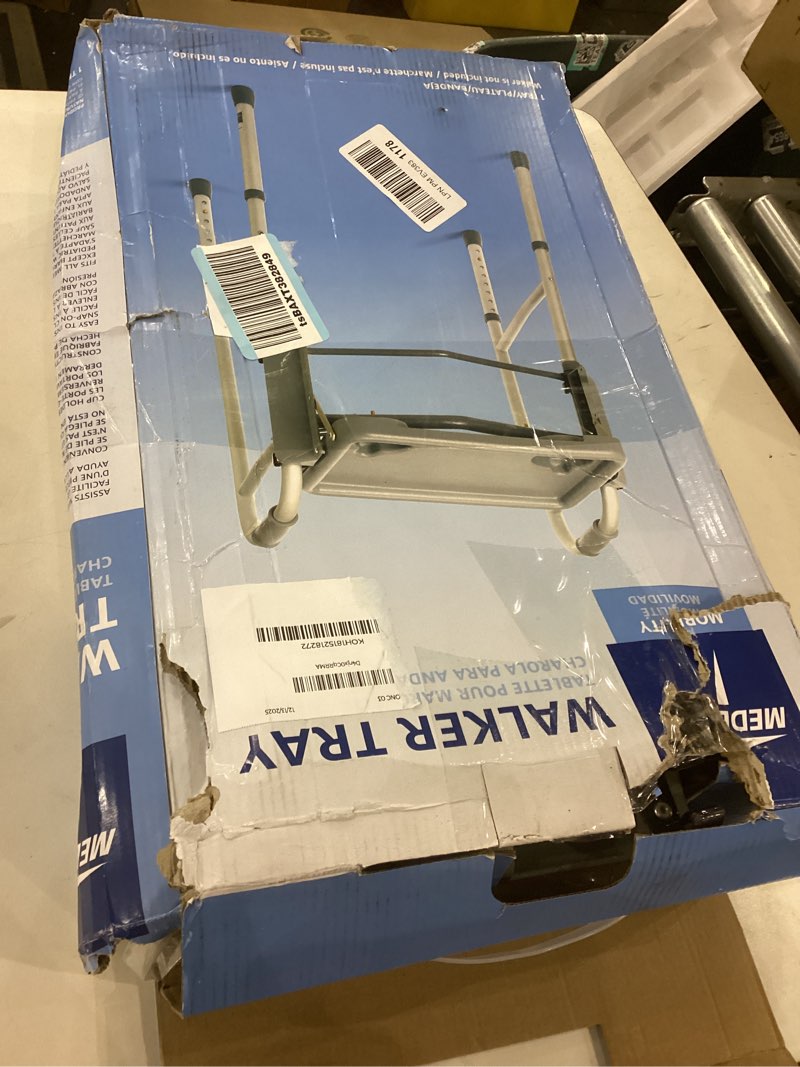 Condition photo showing Good Condition for Medline Guardian Walker Flip Tray, Gray, 1 Count