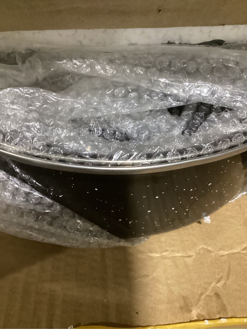 Condition photo showing New/Like New for ROASTING PAN IRON STAINLESS STEEL NON STICK ENAMEL ROUND ROASTER WITH LID 26CM (Iron Cover 26cm) Iron Cover 26cm Iron Cover 26cm