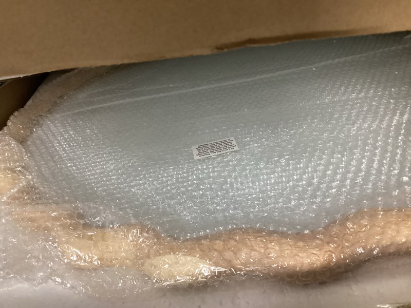 Condition photo showing Good Condition for Irregular Wall Mirror,Wood Round Farmhouse Mirror Unique Vanity Mirror,30" Nature Wooden Modern Bathroom Mirror for Washroom Living Room Bedroom Light Brown 30"L x 30"W