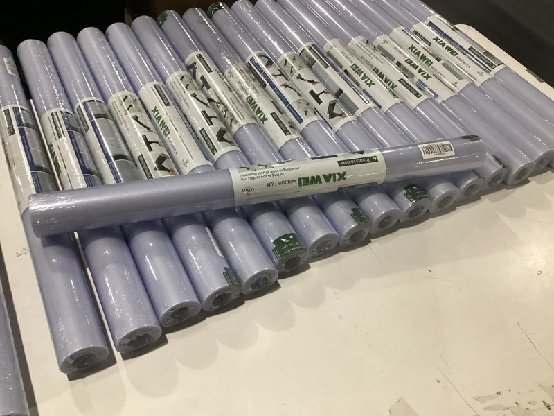 Condition photo showing New/Like New for Frosted Glass Window Film with Tools,Reusable Window Privacy Film,Static Clings Window Film Kit for Home Bathroom and Office. (Pure, 23.6Inch×196.9Inch) Pure 23.6Inch×196.9Inch