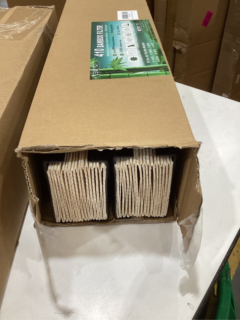 Condition photo showing Good Condition for 2 pack 410 air filter replacement, help reduce odor, humidity resistance & dust capture, compatible with aprilaire whole house air purifiers,16x25x4 furnace filter 410 [2 pack]