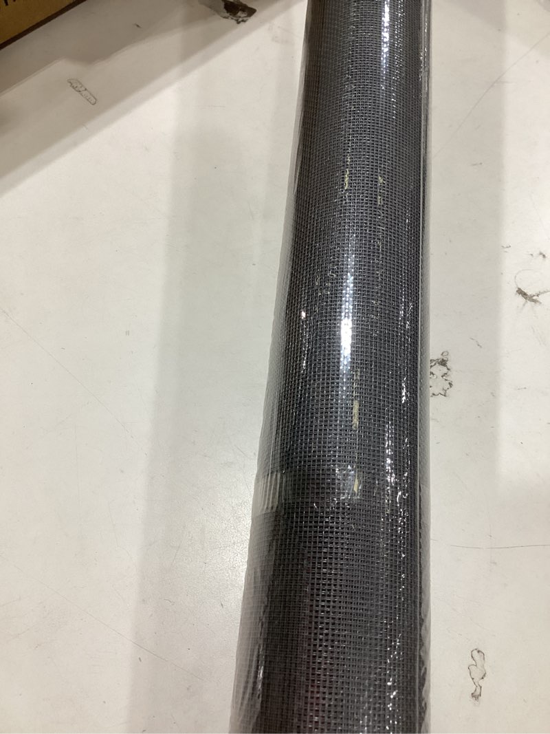 Condition photo showing New/Like New for m-d building products 14119 48 in. x 25 ft. silvergray fiberglass screen