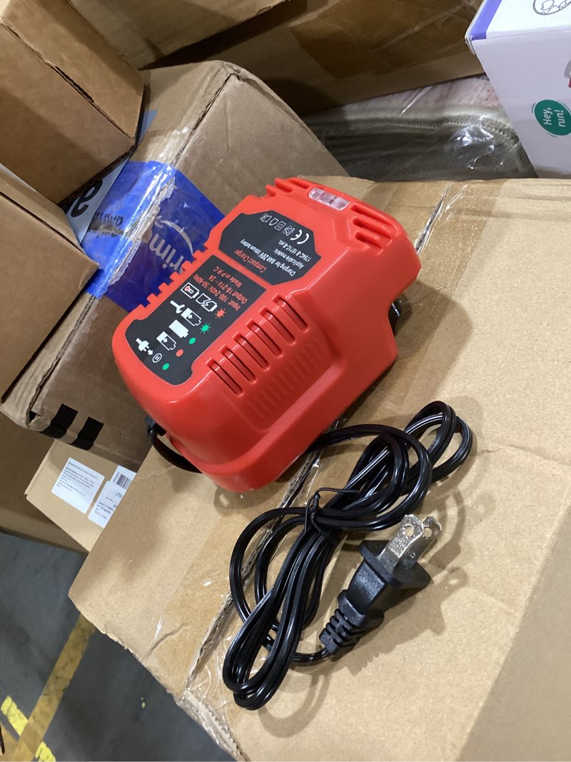 Condition photo showing Good Condition for for bauer 20v battery charger, compact size portable charger for bauer 20v cordless power tool battery