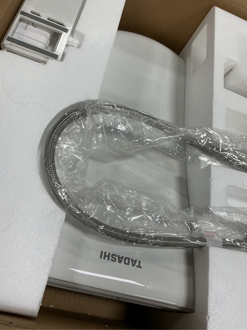 Condition photo showing Good Condition for Tadashi Bidet Toilet Seat Elongated, Heated Toilet Seat, Instant Warm Water & Dryer, Feminine & Rear Wash, Self-Clean Nozzle, Slow Close Lid, Child/ECO/Silent Mode Smart luxury style