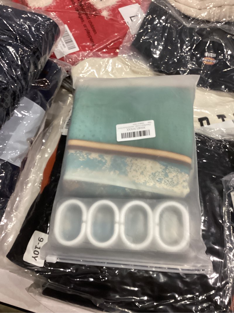 Condition photo showing New/Like New for Small Stall Donkey Shower Curtain 36Wx72L Inch RV Half Farmhouse Funny Rustic Barn Door Farm Animal Retro Wood Shower Curtain Bathroom Set Country Bath Curtain Bathtub Accessories Home Decor 36"W x 72"L (Pack of 1) A Stall 1