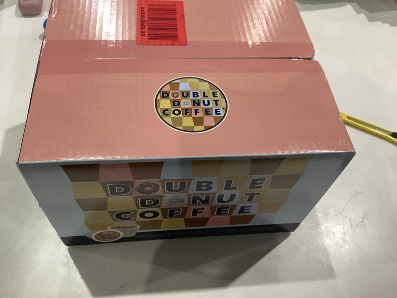 Condition photo showing New/Like New for Double Donut Coffee Decaf Flavored Coffee Variety Pack - 6 Traditional Flavors (Caramel Swirl, Hazelnut, Glazed Donut, Mocha Nut Fudge, Vanilla Bean, and Cinnamon Bun) for Keurig K Cups Coffee Makers - 72 Count Decaf Variety Pack 72 Count (Pack of 1)