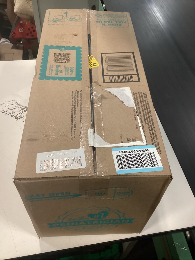 Condition photo showing New/Like New for pampers swaddlers diapers, size 6 (23-44 lbs), 108 count, absorbent, keeps baby dry and comfortable, skin safe disposable baby diaper (packaging may vary) size 6 108