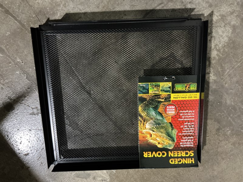 Condition photo showing Good Condition for Exo Terra Screen Cover for Hinged Door, 15 to 20-Gallon