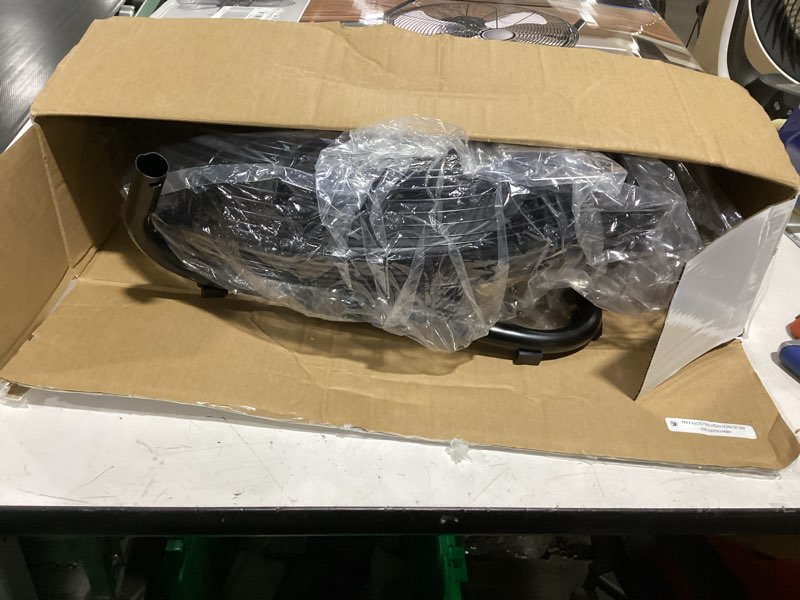 Condition photo showing New/Like New for mainstays sfc1-500b 20 in high velocity floor fan, black