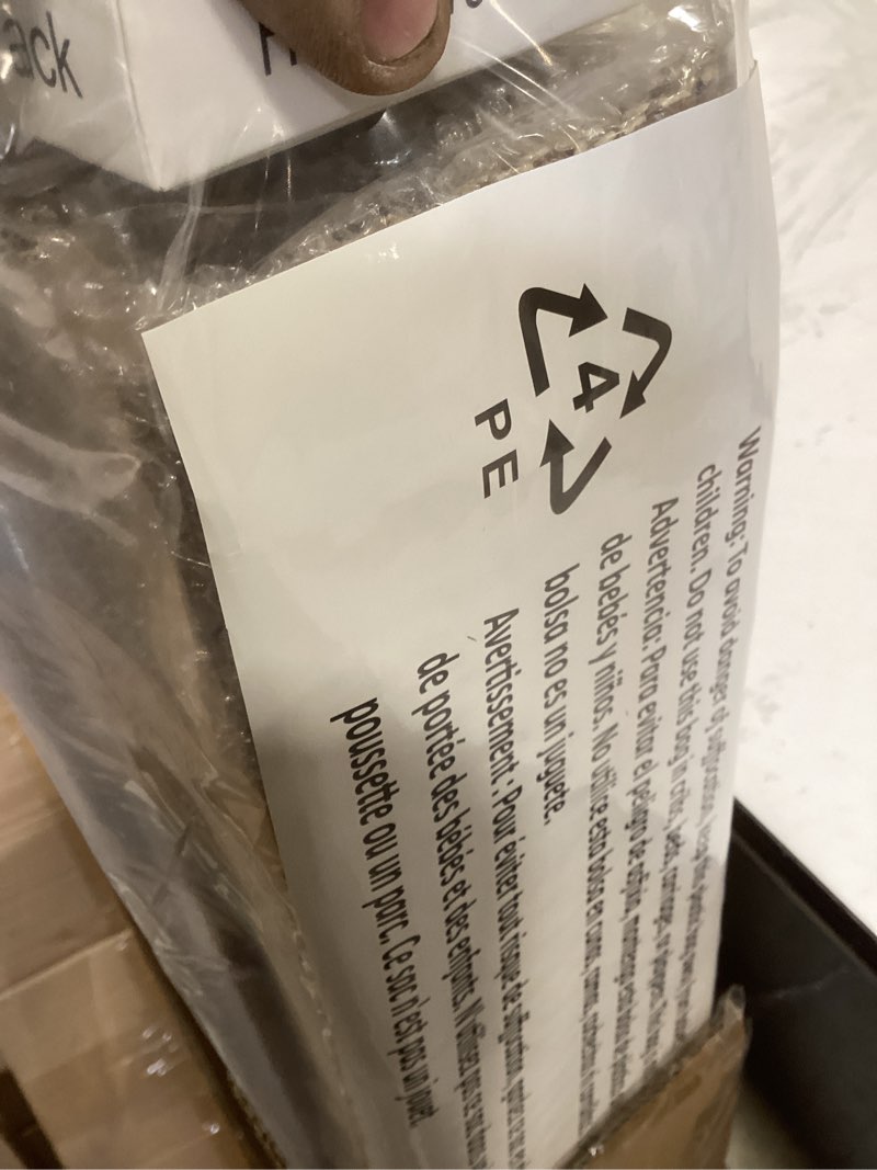 Condition photo showing New/Like New for lazblinds cordless bamboo roman shades, privacy blinds for interior windows, room darkening roll up bamboo blinds for home & patio, 29.5" w x 64" h, highfield teak pricacy - highfield teak 29 1/2" w x 64" h