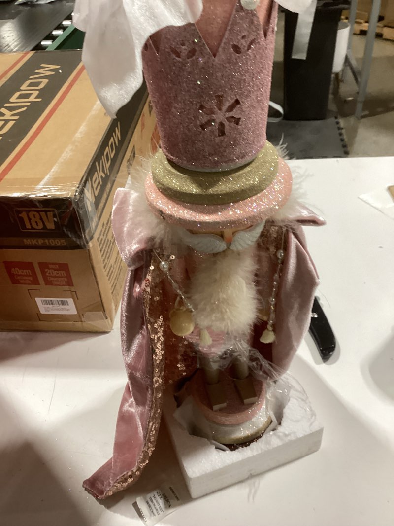 Kurt Adler HA0448 Nutcracker, Pink, 19 inch