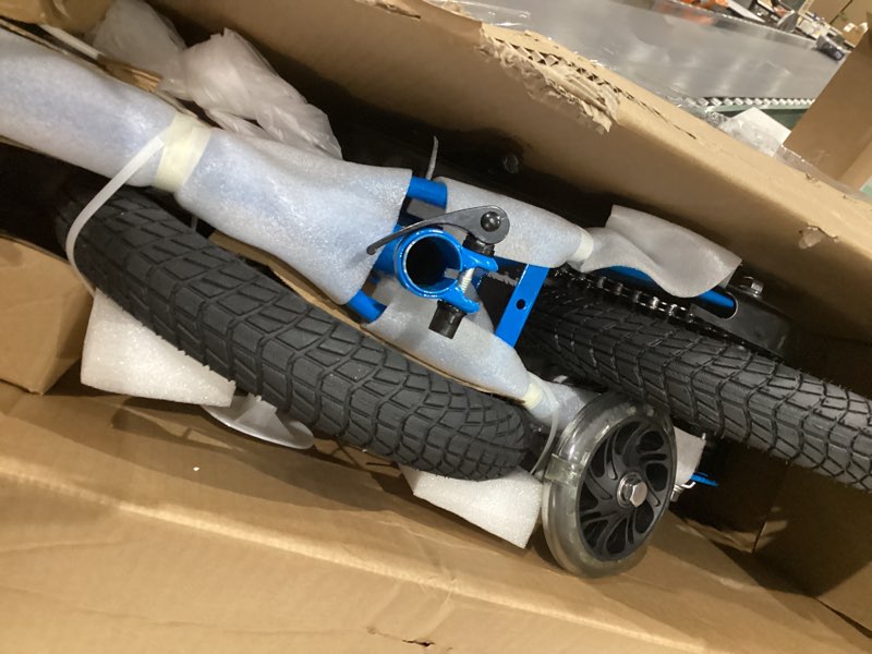 Condition photo showing Good Condition for joystar pluto 12 14 16 18 20 inch kids bike with light up training wheels, kids' bicycle for boys girls age 3-12 years, children bikes, multiple colors blue 12 inch with flash training wheels