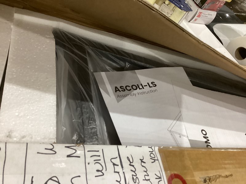 Condition photo showing As Is for WOHOMO Folding Desk for Small Spaces, 31.5 Inch Foldable Computer Desks, Small Desk for Home Office, Study, Bedroom, Space Saving Writing Work Computer Table, Easy to Fold, Rustic Walnut Small Size:31.5 x 15.7 Brown