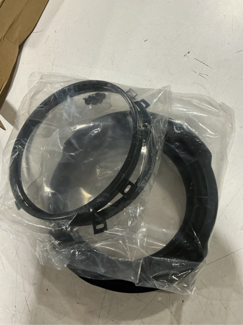 Condition photo showing Good Condition for x autohaux 7 inch round headlight mounting retaining bracket ring set with headlight metal ring for jeep wrangler jk 2007-2017 black