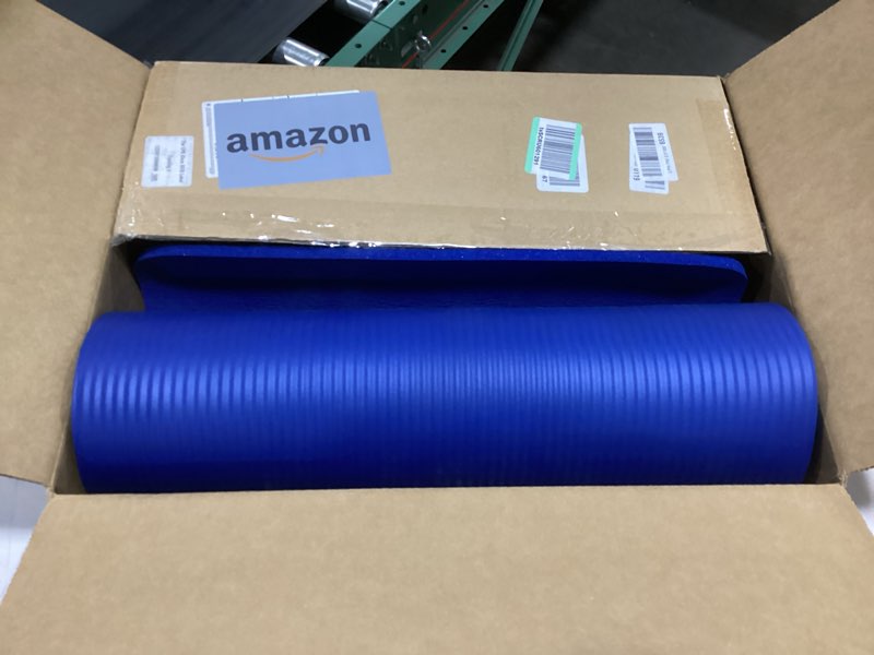 Condition photo showing Good Condition for Gaiam Yoga Mat - Premium 5mm Solid Thick Non Slip Exercise & Fitness Mat for All Types of Yoga, Pilates & Floor Workouts (68" x 24" x 5mm) Indigo Ink