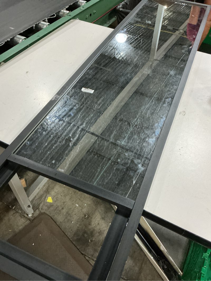 Condition photo showing Good Condition for 14"x58" easel mirror black - room essentials™