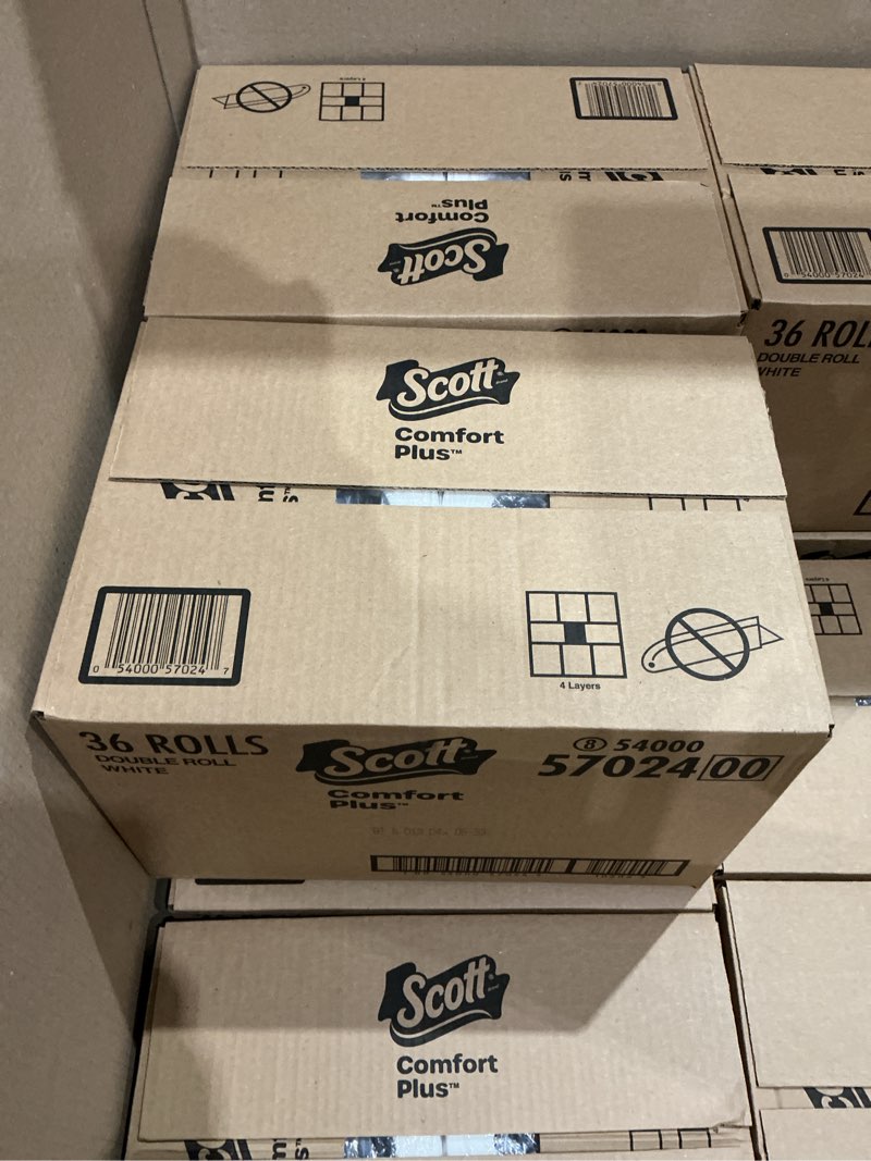 Condition photo showing New/Like New for scott comfortplus 1-ply toilet paper - 36 rolls