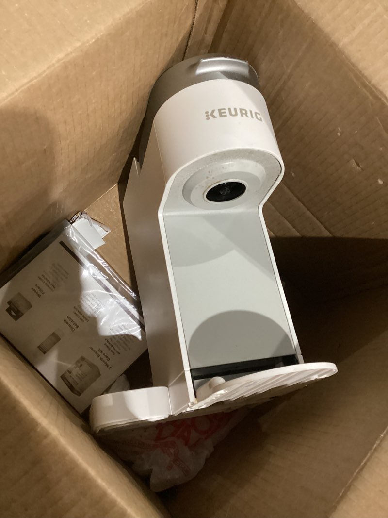 Condition photo showing As Is for Keurig K-Supreme Single Serve K-Cup Pod Coffee Maker, MultiStream Technology, 4 Brew Sizes, 66oz Dual-Position Removable Reservoir, White White Coffee Maker