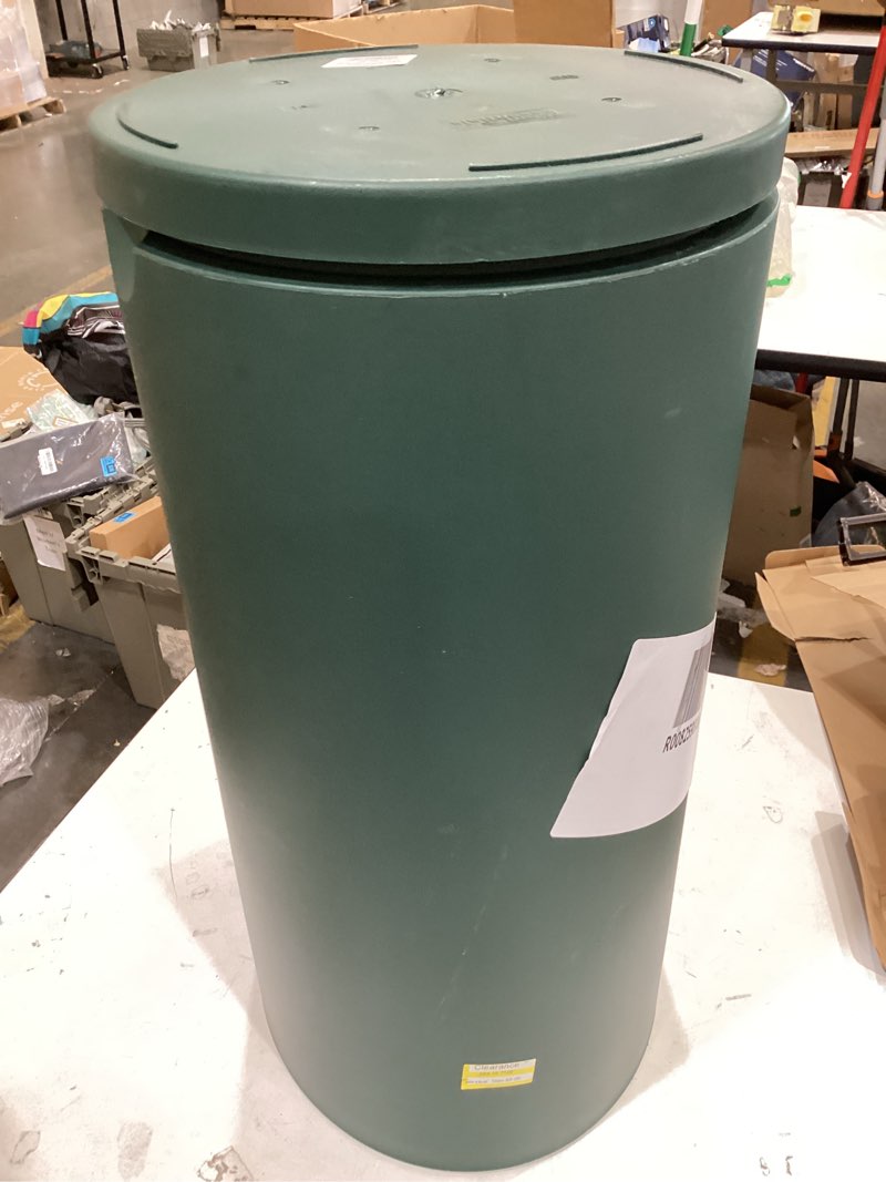 Condition photo showing As Is for recycled resin indoor outdoor planter 12"x21" green - room essentials™