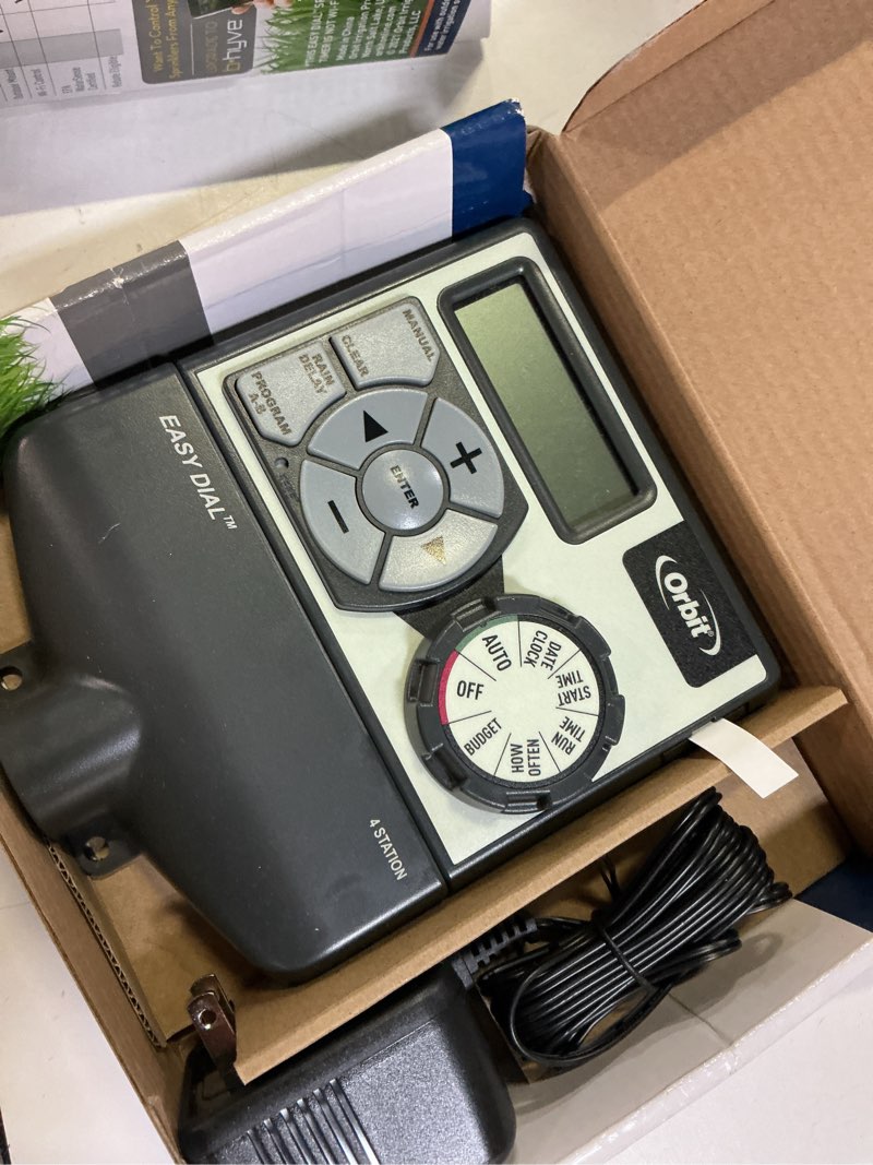 Condition photo showing Good Condition for orbit 4-station digital irrigation timer