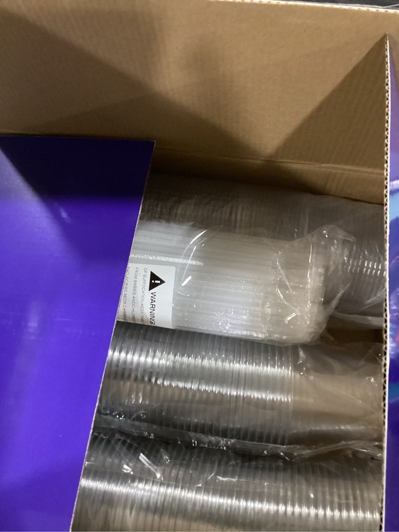 Condition photo showing New/Like New for 110 pack 12 oz plastic cups with lids and straws,sturdy disposable iced coffee cups with lids,clear to go cups for smoothie,cold drinks 12 oz-clear