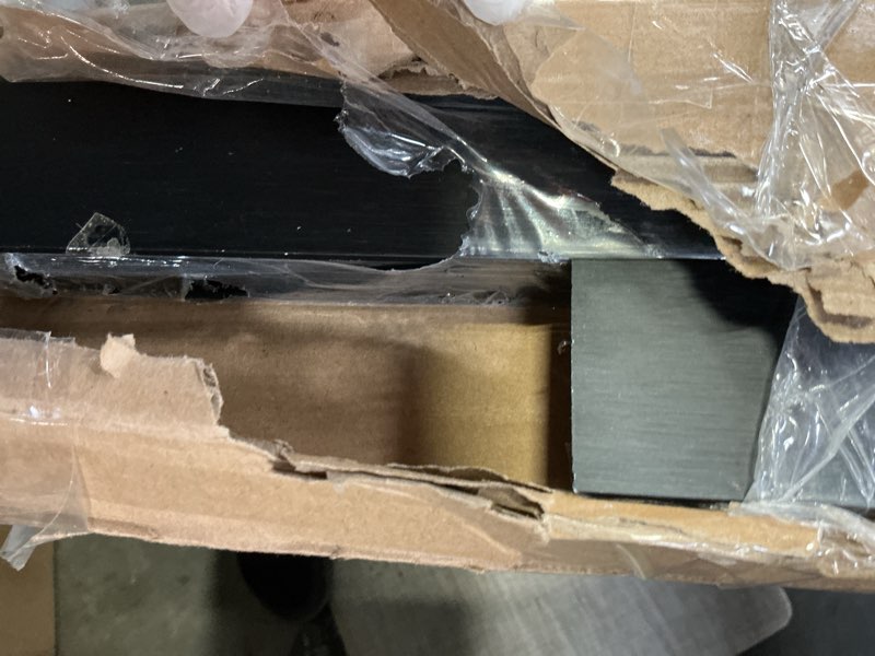 Condition photo showing As Is for FOLKOR Floating Frame for 48x60 Canvas Painting, Large DIY Metal Canvas Frame with 1.5" Deep for Oil Paintings Art Prints Artwork, Floater Frame for Landscape Portrait Home Office Wall Decor (Black)