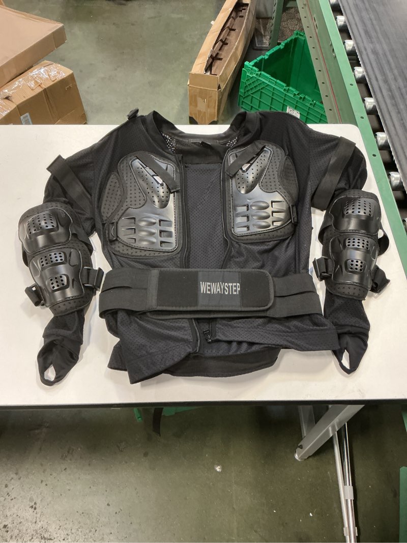 Condition photo showing As Is for Wewaystep full-body motorcycle or motocross protective armor jacket  4xl