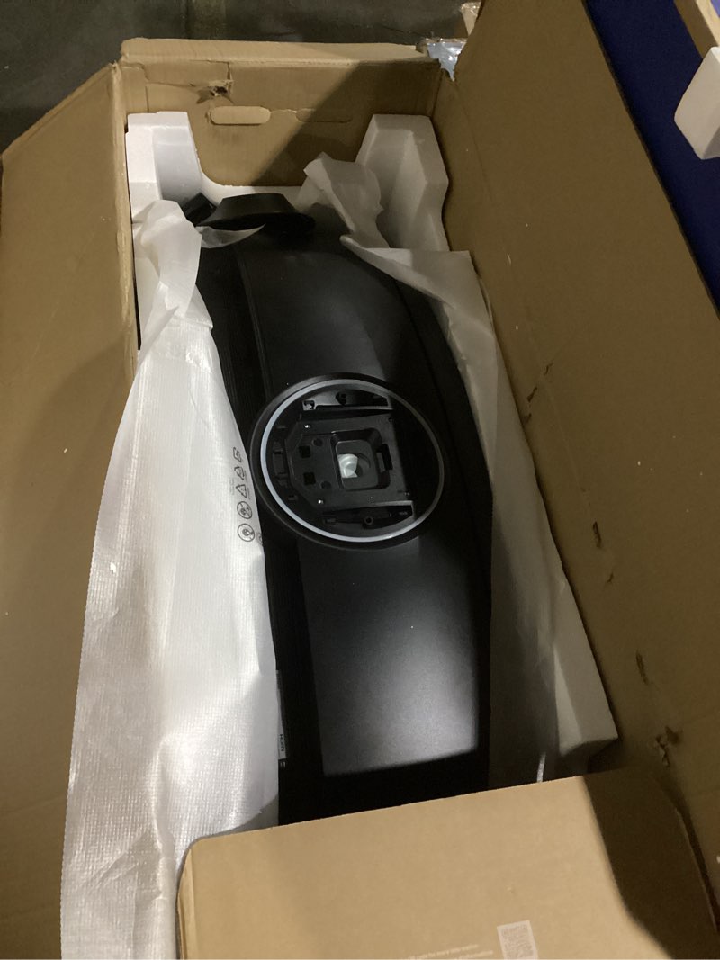 Condition photo showing As Is for samsung 49" odyssey g9 (g95c) series dqhd 1000r curved gaming monitor, 240hz, 1ms(gtg), displayhdr 1000, amd freesync premium pro, eye saver mode, auto source switch+, ls49cg950enxza, 2024 dp cable
