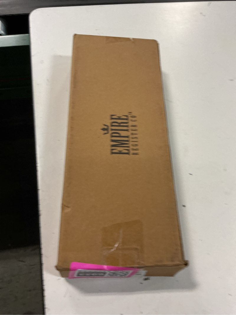 Condition photo showing New/Like New for empire register co vent cover - 4x12 inches wall & ceiling air vent covers, heavy duty antique style 4"x12" duct opening white finish with steel damper attached, easy installation (not for floor use) 4 x 12 inch (pack of 1) wall white