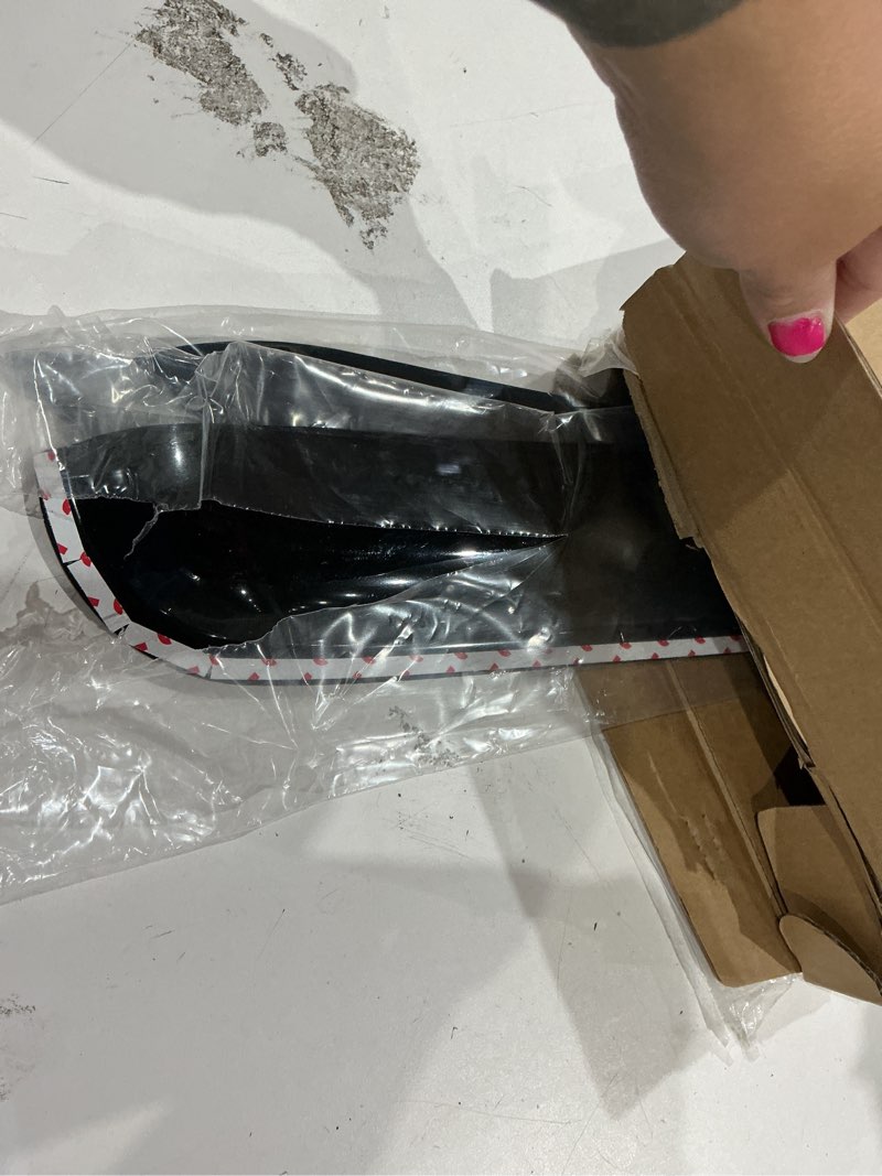 Condition photo showing As Is for in-channel rain guards for 2001-2007 chevy silverado & gmc sierra 1500/2500/ 3500 crew cab, window visors vent deflector shade smoke for 02-06 chevy suburban/gmc yukon xl/escalade ext/avalanche for 2001-2007 | chevy silverado & gmc sierra | crew cab | in-channel