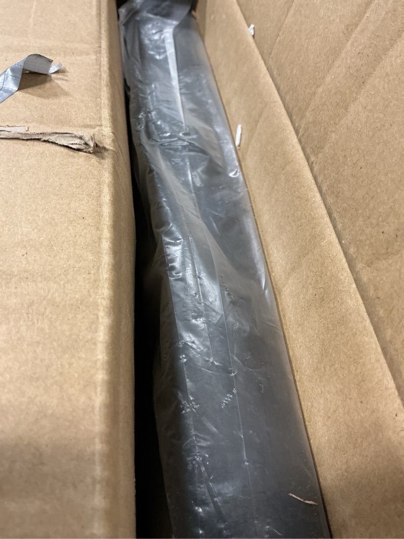 Condition photo showing Good Condition for Furinno Turn-N-Tube TV Stand, 3-Tier No Tools Entertainment Center, TV Console for TV up to 32 Inch, for Living Room, Bedroom, Amber Pine Amber Pine/Black 32-Inch Plastic Poles