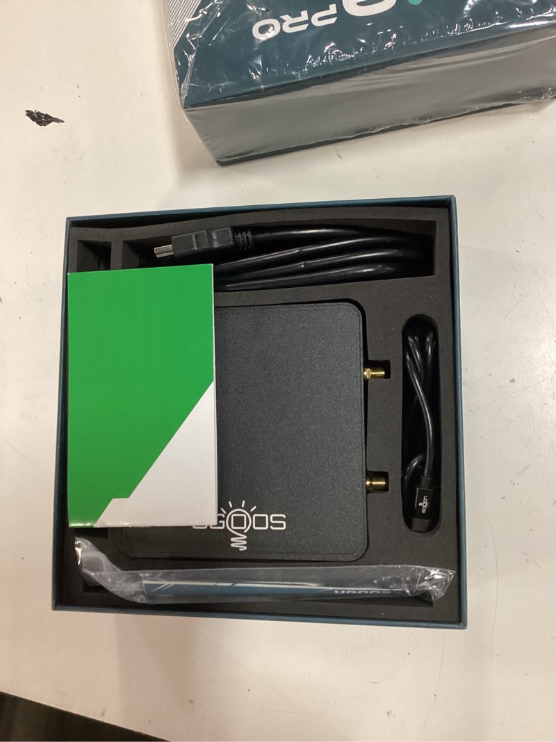 Condition photo showing New/Like New for ugoos am9 pro tv box android 14.0 amlogic s905x5-j 4gb ram 64gb rom 2.4g/5g dual wifi ethernet 1000m usb 3.0 bt5.3 support av1 vp9 h.265 4k hdr box