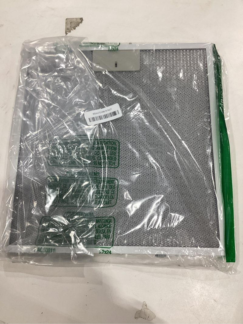 Condition photo showing As Is for 2 Pack WA0575 Range Hood Filter Replacement Compatible with Vissani 30-inch Pyramid or Wall Mount Hood, 14.76"x13.39" 5-Layer Aluminum Mesh Grease Filter