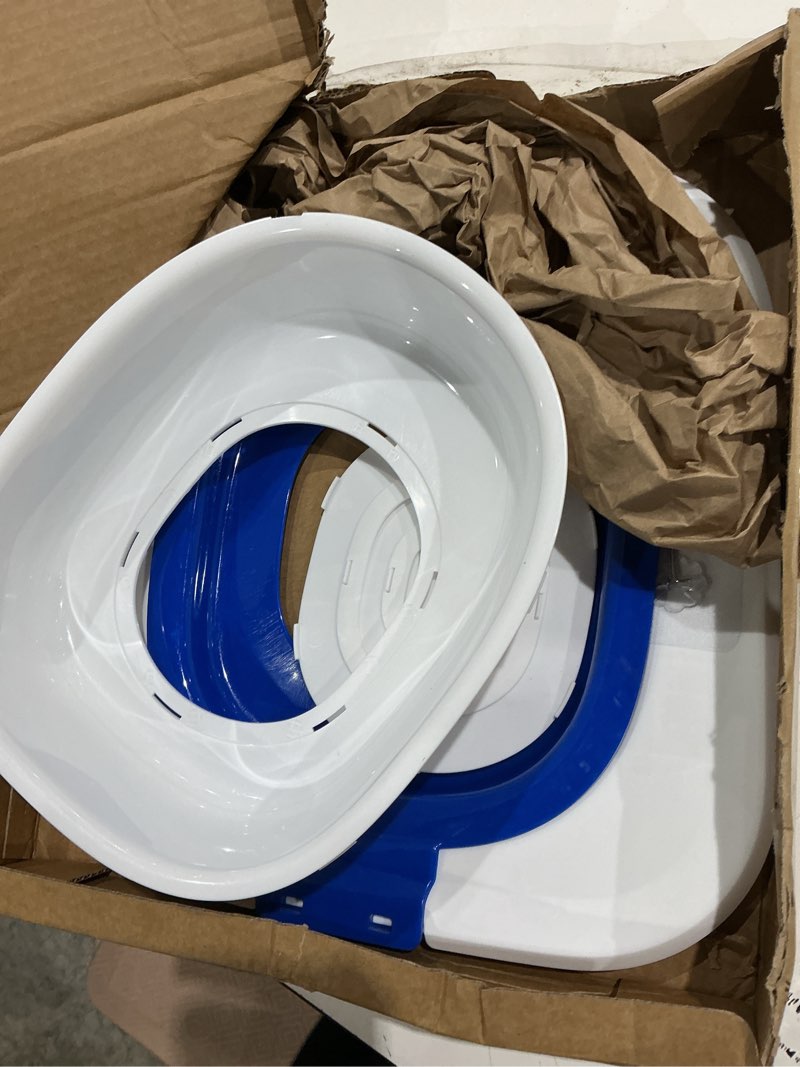 Condition photo showing As Is for cat toilet trainer kit | cat potty training kit | toilet training for cats & cat box?blue?