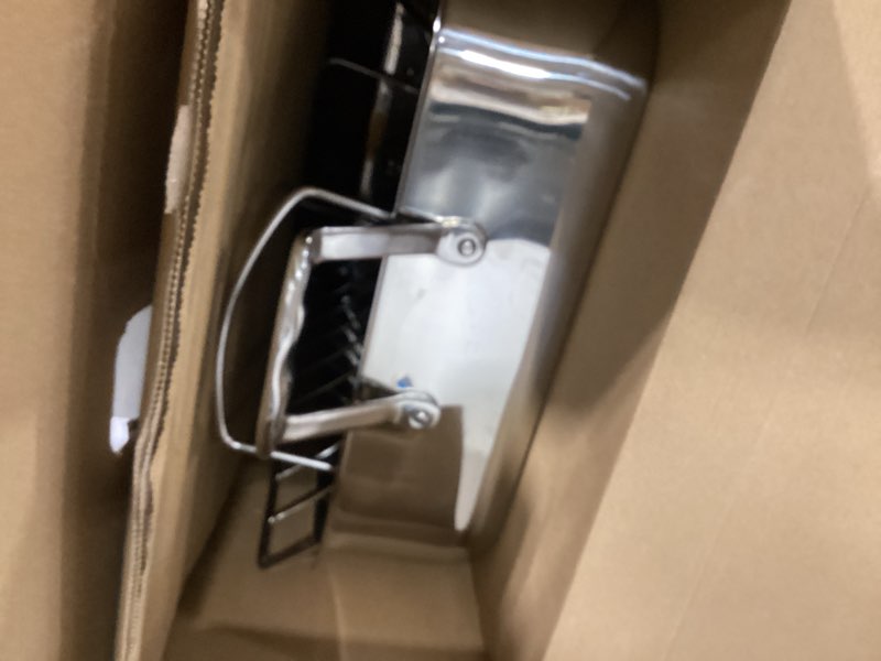 Condition photo showing New/Like New for Cuisinart 16-Inch Roaster, Chef's Classic Rectangular Roaster with Rack, Stainless Steel, 7117-16URP1