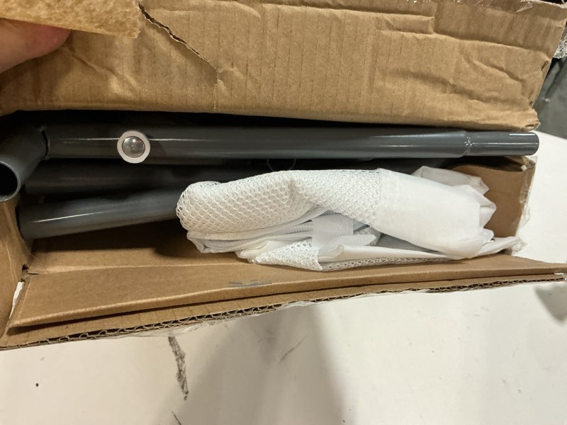 Condition photo showing As Is for regalo safety swing down bed rail guard for toddlers, bed safety rail with patented gap guard, fits twin, full & queen mattress, white, tested & safe for 30 years, american designed, family owned 43 inch