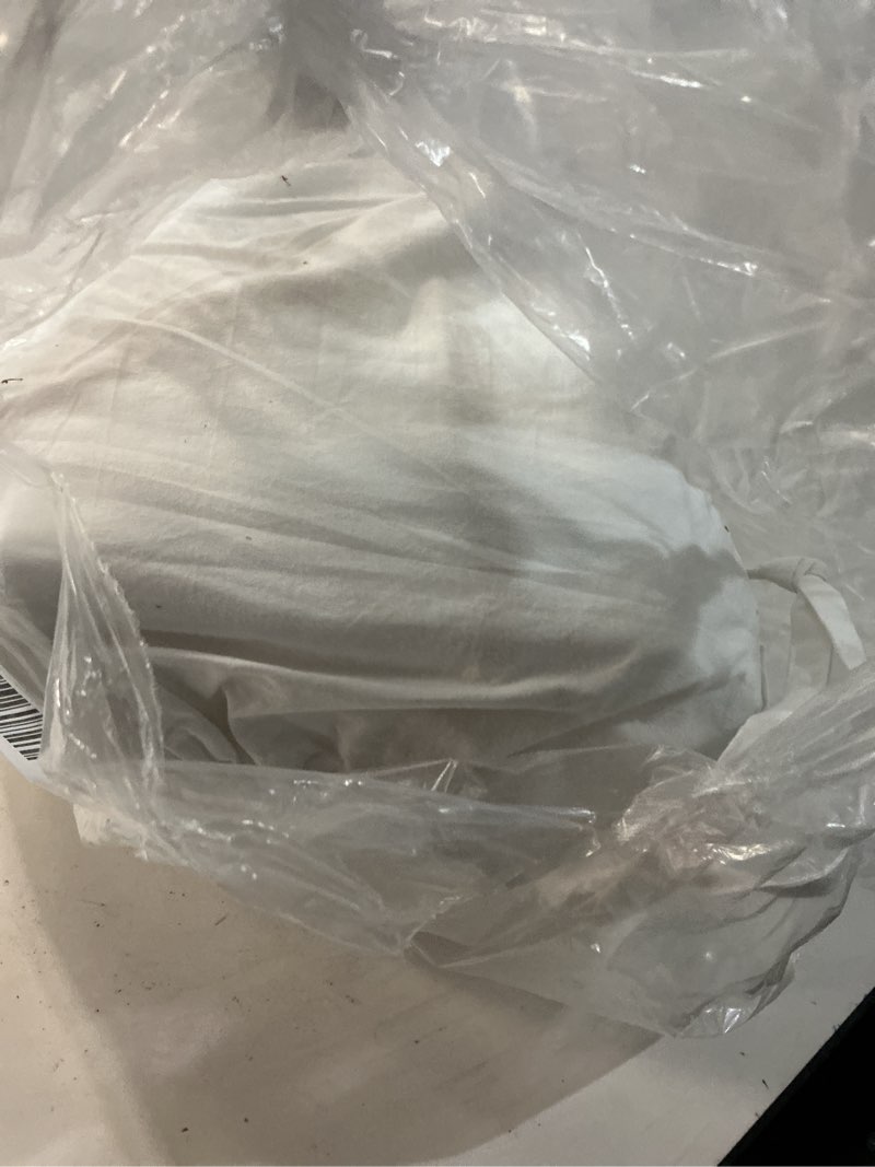 Condition photo showing Good Condition for organic brushed cotton deluxe bedding bundle, queen, white