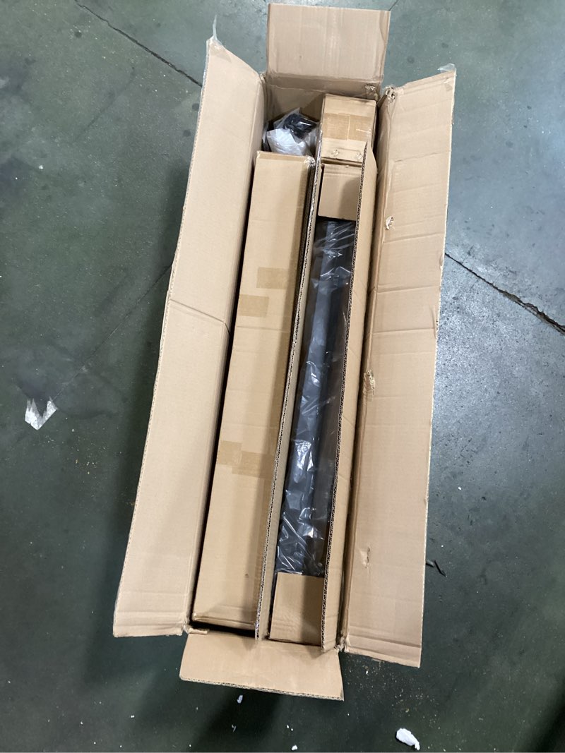 Condition photo showing New/Like New for 36" Cable Railing Post Kits, Adjustable Top Cable Posts System Includes 4Pack Black Level Drilled Posts, 1/8 Black Wire Rope with Cutter, Swageless Cable Railing System Kit(No Handrail), RG11 36" 4 Level Cable Posts